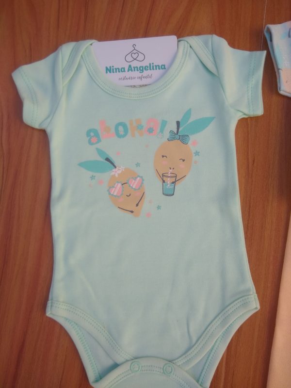 Conjunto 2 bodies e culote Aloha