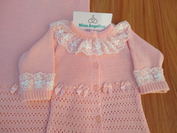 Saída de maternidade em tricot Emily