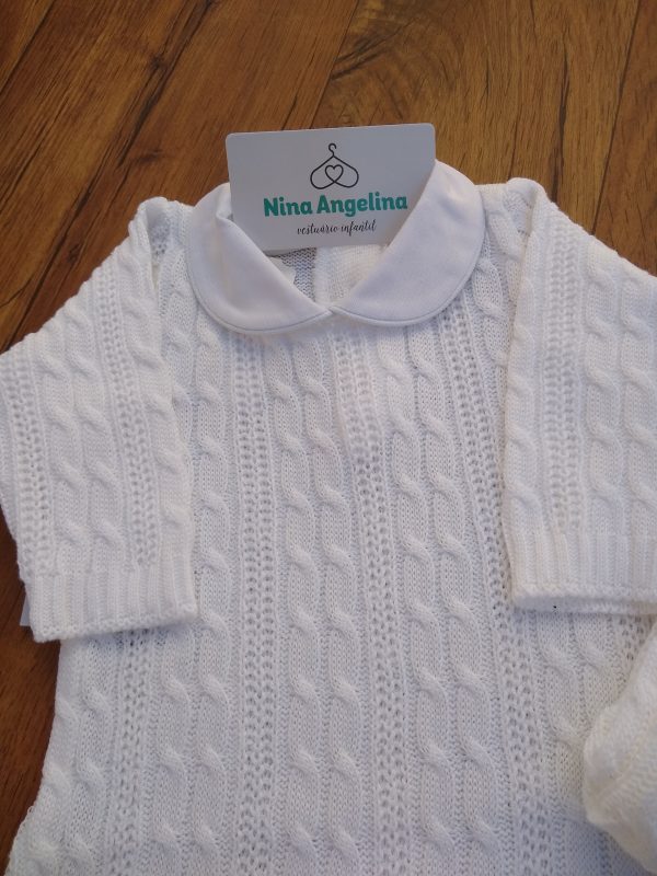 Saída de maternidade em tricot Verona- Unissex