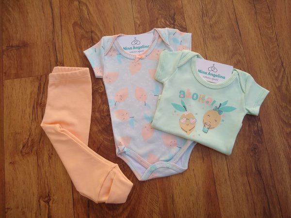 Conjunto 2 bodies e culote Aloha