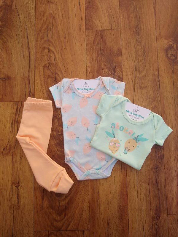 Conjunto 2 bodies e culote Aloha