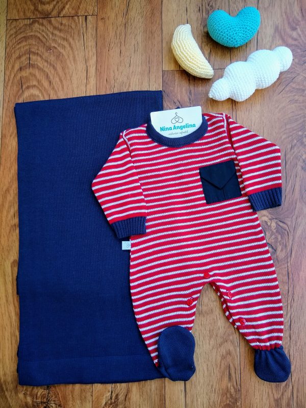 Saída de maternidade em tricot Joaquim