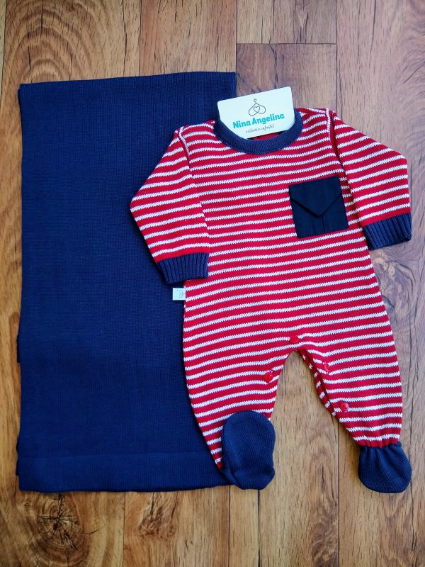 Saída de maternidade em tricot Joaquim
