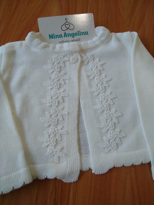 Bolero Tricot Kiara Luxo- Última Unidade Tam 1
