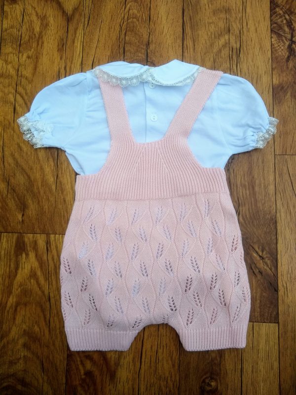 Macacão Curto Romper Tricot com Body