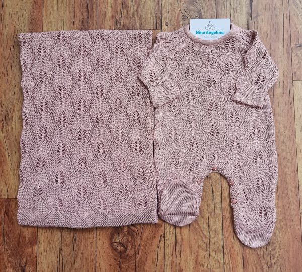 Saída de maternidade em tricot Delicate