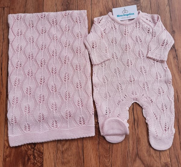 Saída de maternidade em tricot Delicate