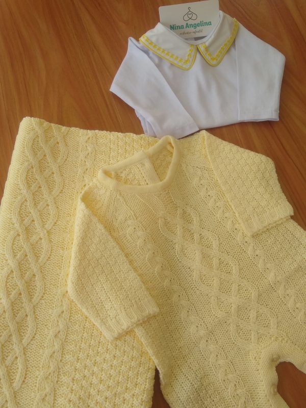 Saída de maternidade em tricot Deluxe