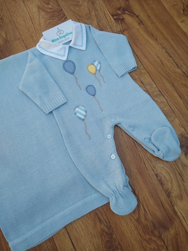 Saída de maternidade em tricot Bernardo