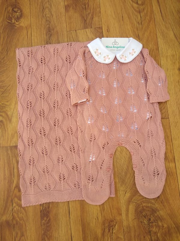 Saída de maternidade em tricot Delicate