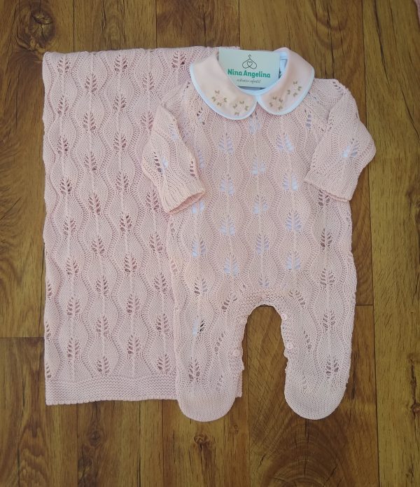 Saída de maternidade em tricot Delicate