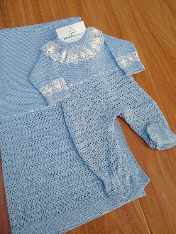 Saída de maternidade em tricot Louise