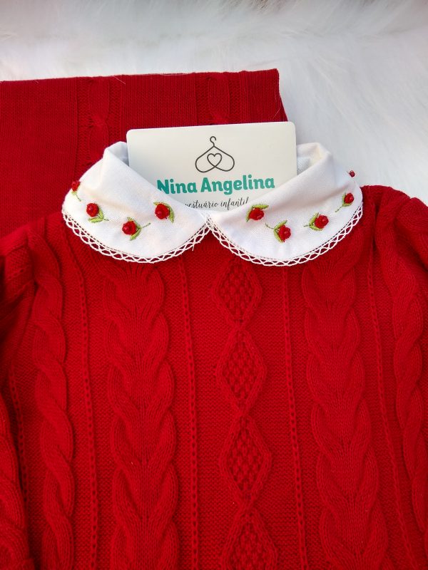 Saída de maternidade em tricot Vestido Aurora