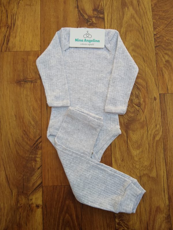 Conjunto Culote (body+ calça) malha canelada