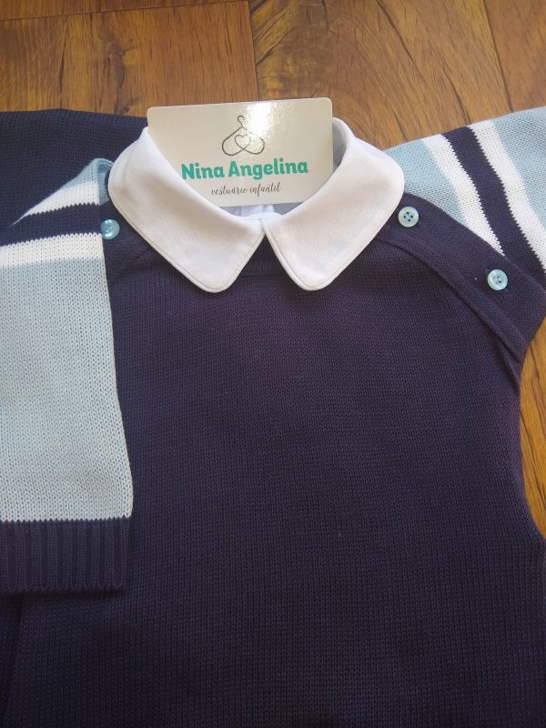 Saída de maternidade em tricot Noah
