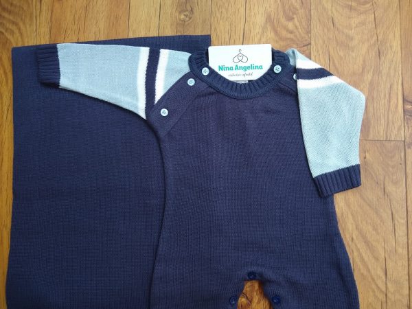 Saída de maternidade em tricot Noah