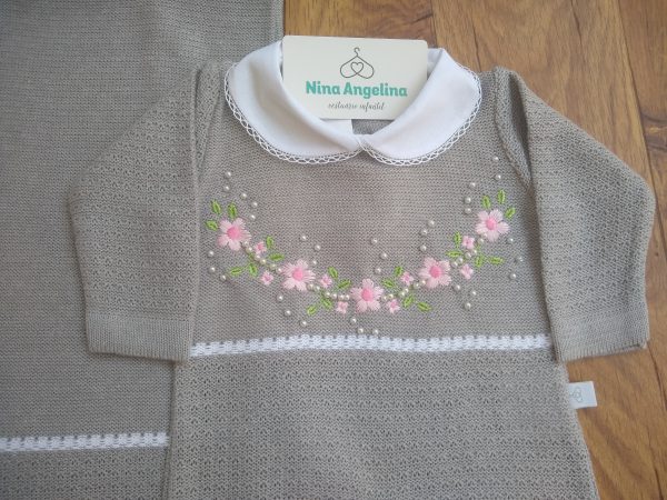Saída de maternidade em tricot Fiorella
