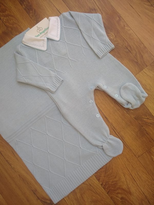 Saída de maternidade em tricot Lorenzo