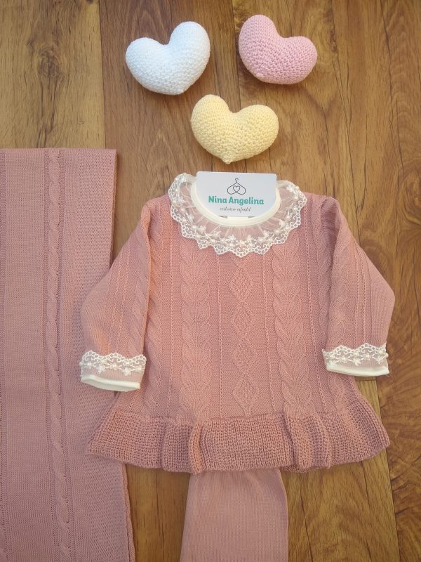 Saída de maternidade em tricot Vestido Aurora