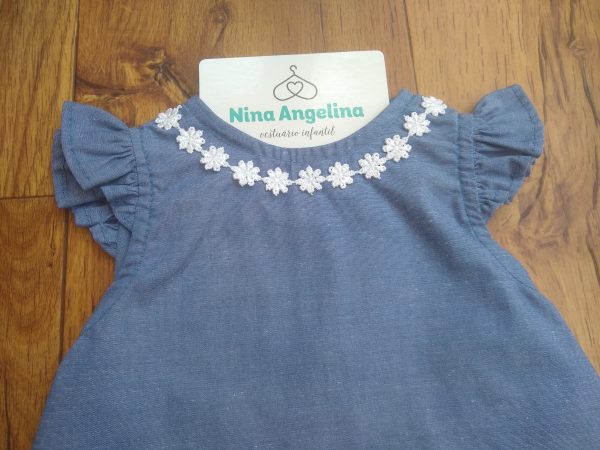 Conjunto Bata e Shorts Flowers