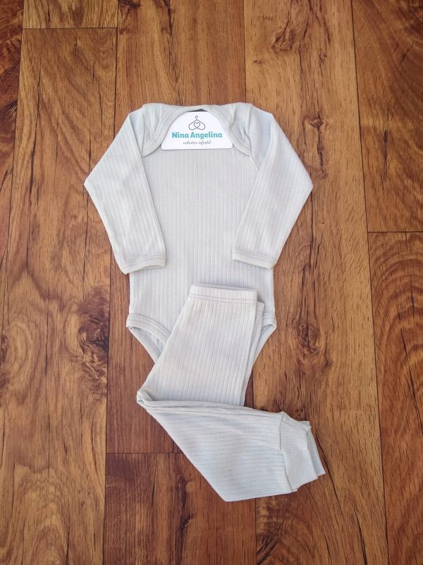 Conjunto Culote (body+ calça) malha canelada