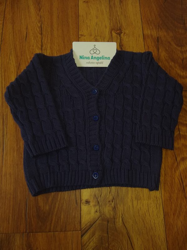 Casaco em tricot Kaíque- Tranças
