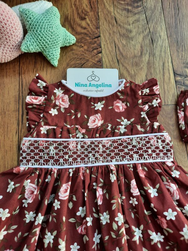 Vestido em algodão rodado, Casinha de Abelha, Luisa