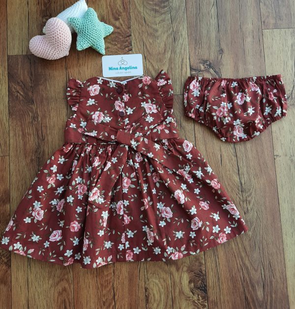 Vestido em algodão rodado, Casinha de Abelha, Luisa