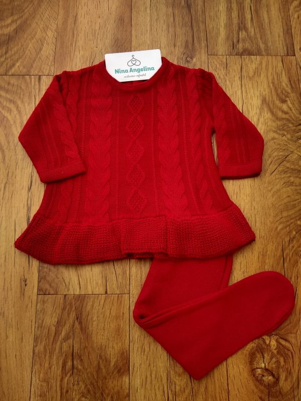 Vestido em tricot com legging Aurora