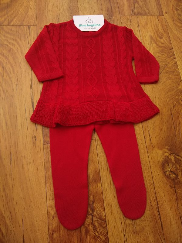 Vestido em tricot com legging Aurora