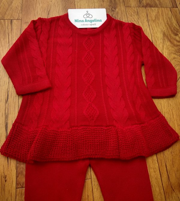 Vestido em tricot com legging Aurora