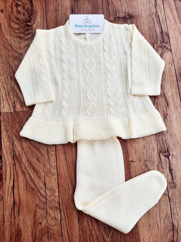 Vestido em tricot com legging Aurora