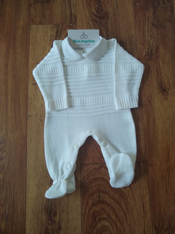 Macacão em tricot Relevo Jaccar Unissex