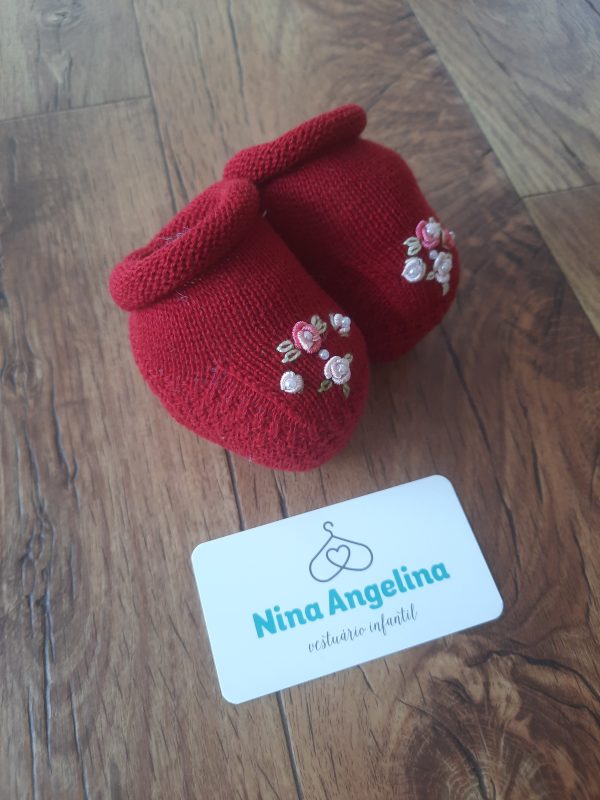 Sapatinho em Tricot Bia