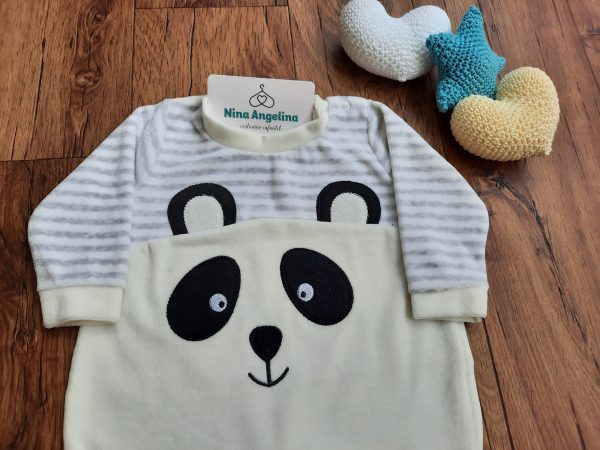 Macacão em Plush Pandinha
