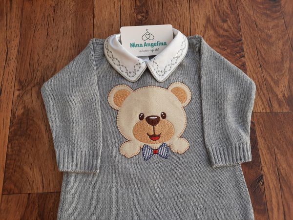 Macacão em Tricot Urso