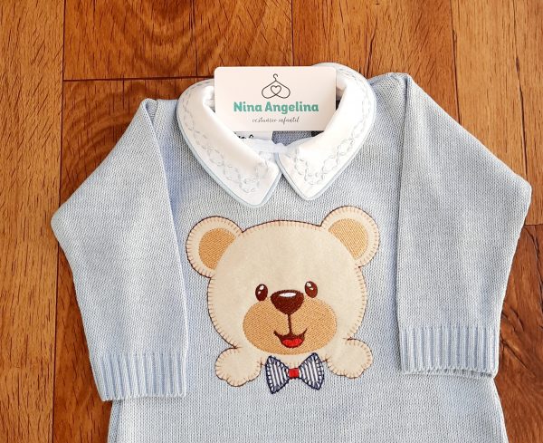 Macacão em Tricot Urso