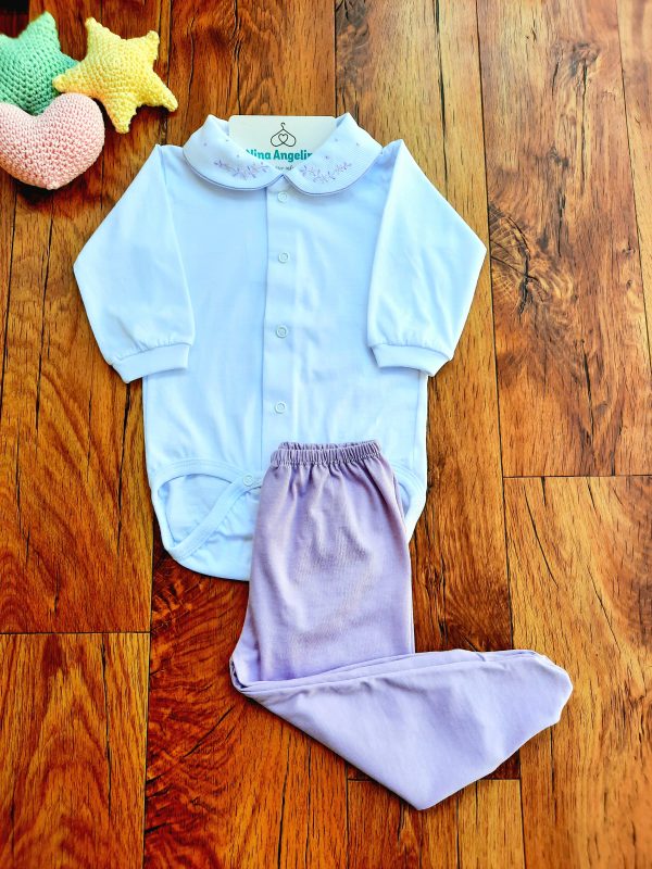 Conjunto Body e Calça- Ramalhete