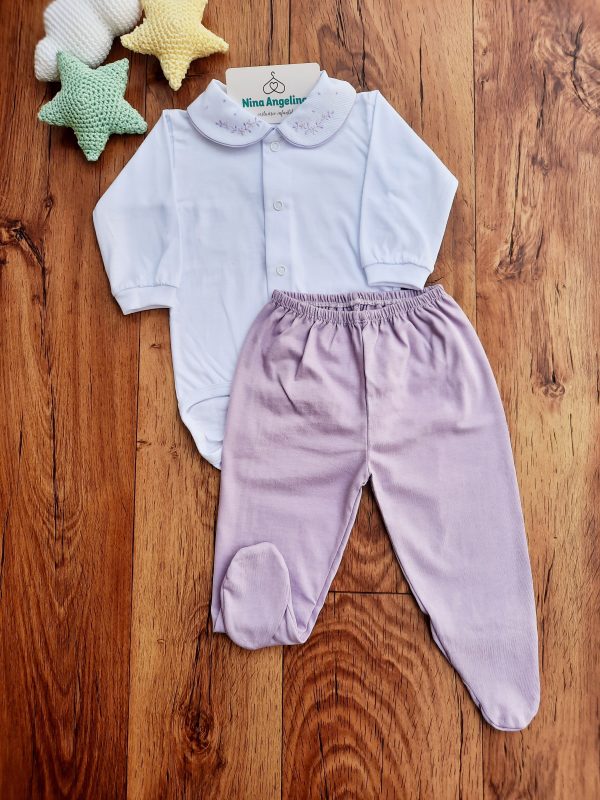 Conjunto Body e Calça- Ramalhete