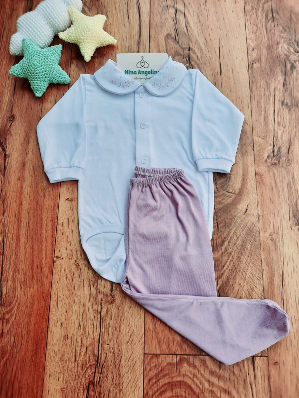 Conjunto Body e Calça- Ramalhete
