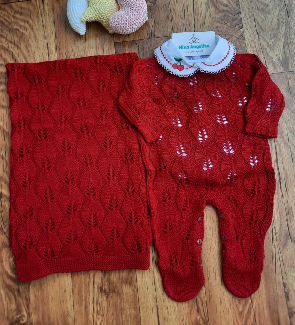 Saída de maternidade em tricot Delicate