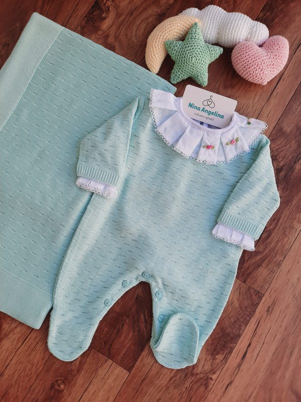 Saída de maternidade em tricot Candy- Unissex