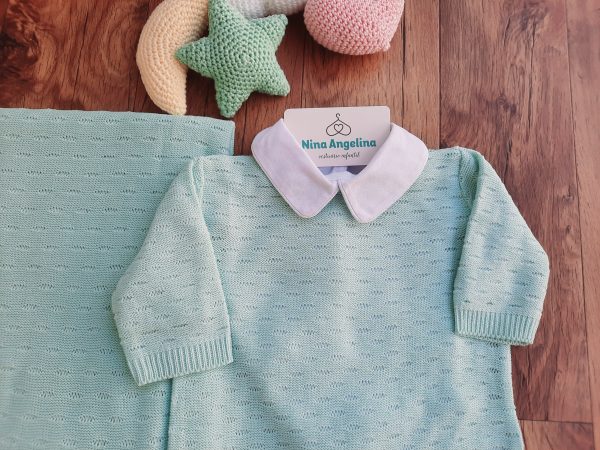 Saída de maternidade em tricot Candy- Unissex