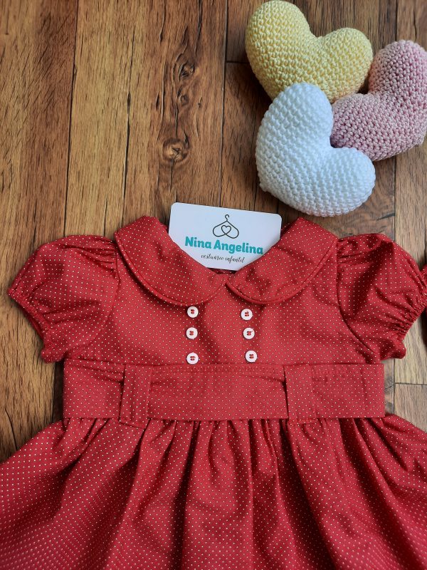 Vestido em algodão rodado Bonequinha