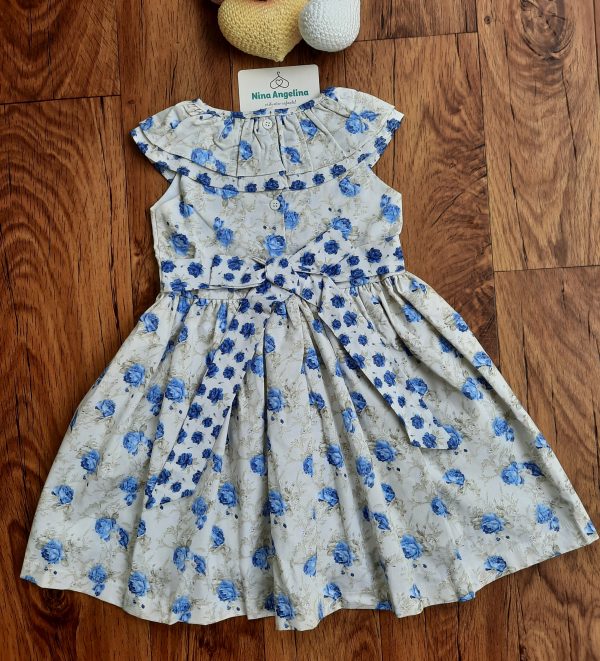 Vestido em algodão rodado, Floral Encanto