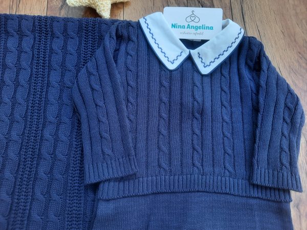 Saída de maternidade em tricot Romeu