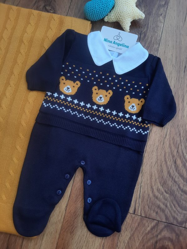 Saída de maternidade em tricot Brothers